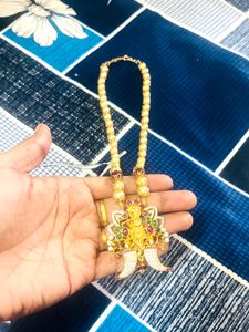 Pearl chain with Shrikrishna dollar