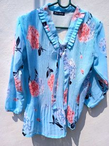 Floral Blouse - Zara Basic