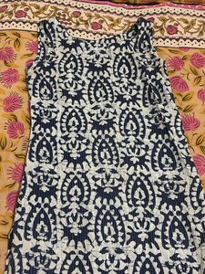 Patterned Sleeveless Dress