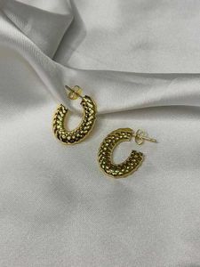 Braided hoops anti tarnish