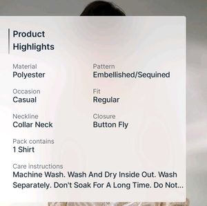 Sparkly Gold Men&#39;s Shirt