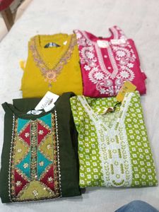 4 KURTA SET COMBO
