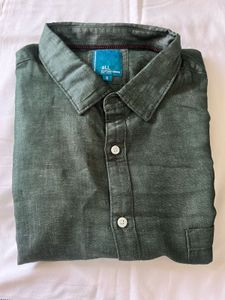 aLL 3XL Shirt For men | Green linen