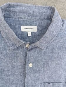 Linen shirt grey