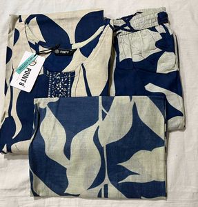 Point 8 Kurta Set Deeptex