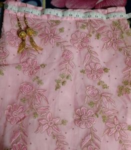 lehnga choli with dupatta fabric net