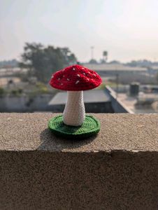 Crochet Mushroom Earing Stand