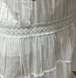 White Tiered Sundress