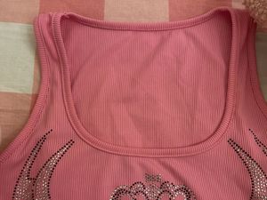 Y2K Rhinestone Crop Top