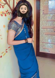 Blue Saree