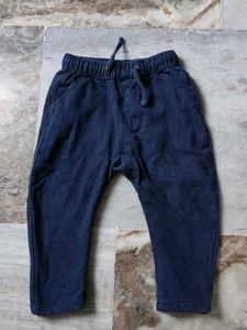 Zara Blue Cotton  Pants