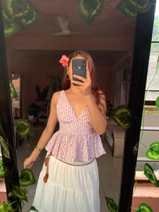 Floral Peplum Slip
