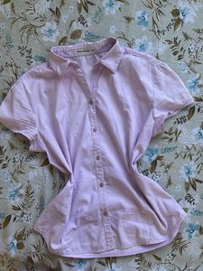 Pink short sleeve top