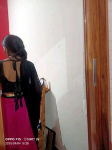 Pink & Black Dupatta