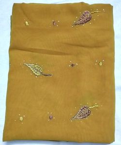 Mustard Saree
