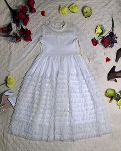 White Ruffled Dress
