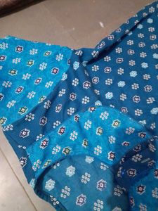 Cute Blue Printed Night Suit