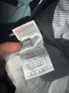 Fila Light Blue Zipup Padded Jacket