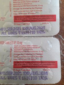 Perinorm Tablets For Vomitings