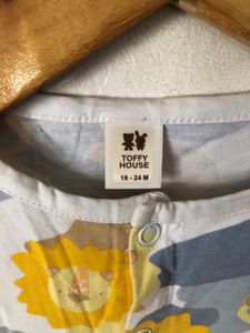 White Printed Dress Set(Boy’s)