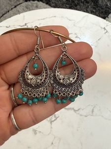 Oxidised Earring