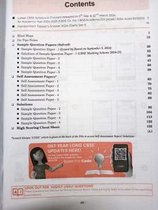 Oswal Books Class 10th Maths Sample Paper 2025