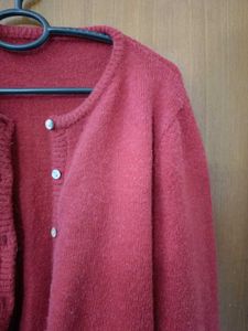 Pinteresty Red Cardigan
