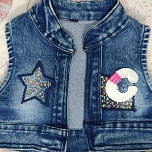 Cute Denim Vest