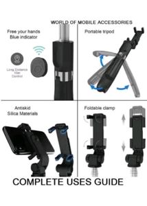At  Solutions XT-02 Bluetooth Selfie Stick