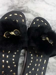 Black Color Flip Flop Slippers