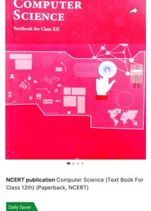 NCRT Class 12 Computer Science Textbook