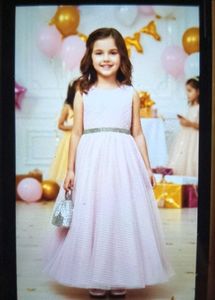 Elegant Pink Party Dress