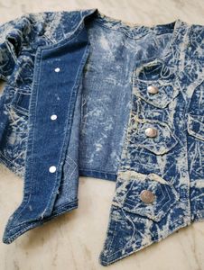 🧿Denim Short Jacket - Only ₹90l! + Free Gift🛍️