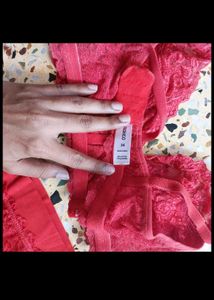 Red Lace Lingerie Set