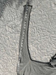 H&amp;M Ribbed Long Sleeve Top