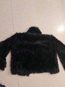 Faux Fur Black Jacket