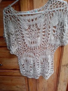 Crochet Knit Top