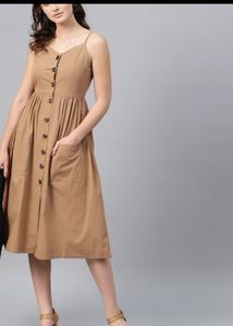 Brand New 😍Button down sundress 🤎