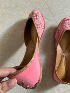 Combo Of Needledust Pink Jutti