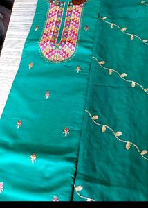 Embroideryb Suit Front Design Bottom 2.50Salwa