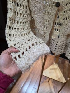 Crochet Knit Cardigan