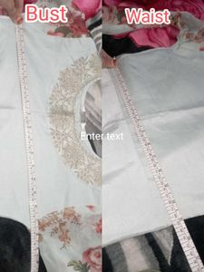Light Blue Colour Full Flared Frock