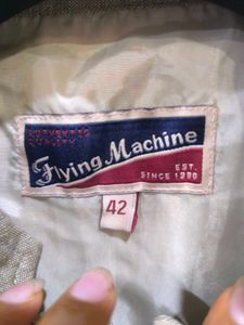 Beige Waistcoat From Flying Machine
