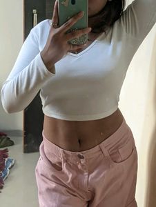 Pink Straight Fit Denims 💕