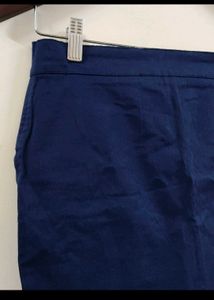 Navy Blue Mini Skirt