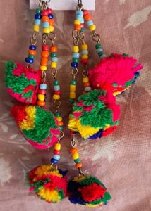 Pompom Earrings