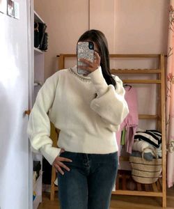 Elegant White Sweater