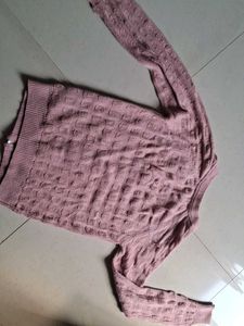 Dusty Rose Knit Cardigan