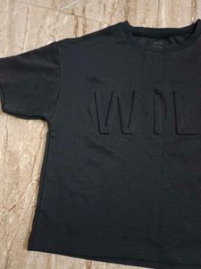 Black 'WILD' Graphic Tee