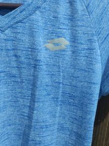 Lotto Blue V-Neck T-Shirt